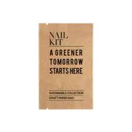   NILE FILE AND WOOD CUTICLE STICK IN NATURALKRAFT BAG CODE CONCEPT