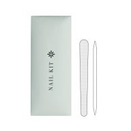   NILE FILE AND WOOD CUTICLE STICK IN STONE PAPER BAG CODE CONCEPT